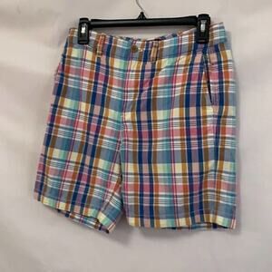 J.CREW CHINO STRIPED SHORTS SIZE 2‎